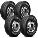 Kit 4 Pneus Goodyear Aro 22.5 295/80R22.5 152/148L KMax S para Caminhão e Ônibus